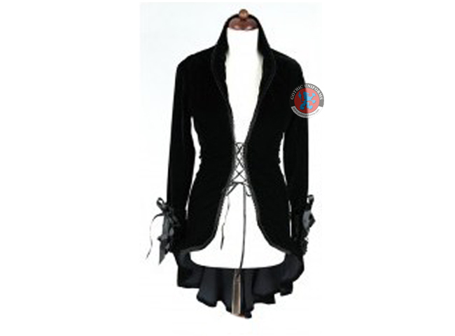 Black Ladies Gothic Winter Coat