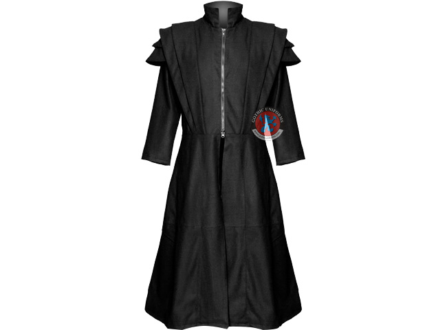 Concession of Pain Black gothic wool coat