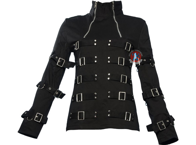 Devoid Women Gothic bondage jacket
