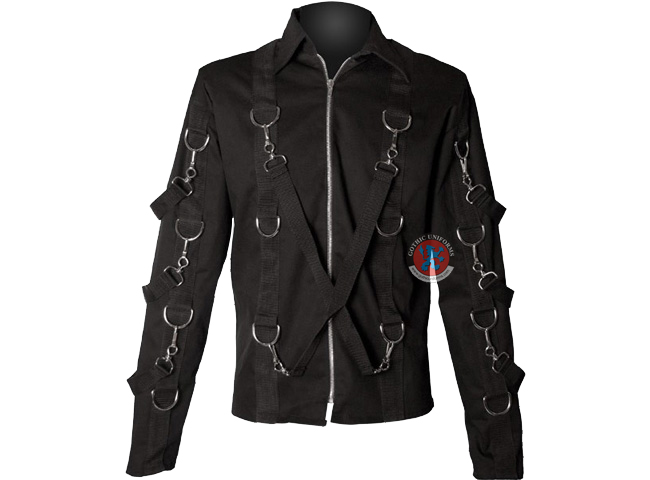 Gothic long sleeve zipper shirt  jacket