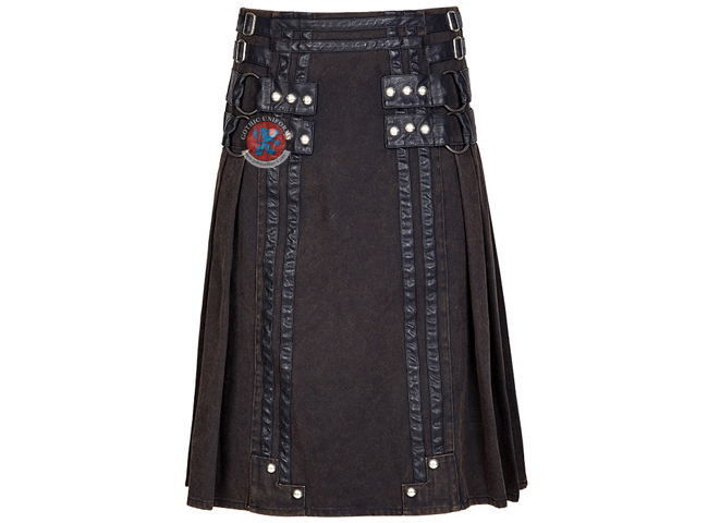 Heavy Metal Kilt Style A-line Skirts