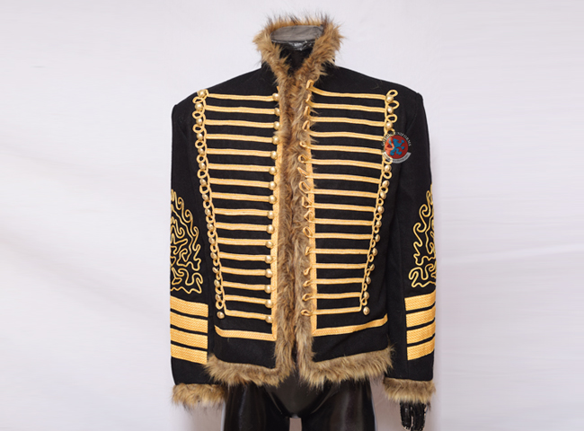 Gold Bullion Jimi Hendrix Military Jacket