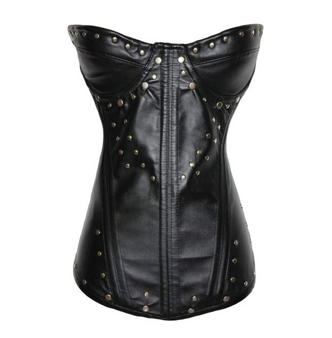 Gothic Women Corset Steampunk Clothing Women Leather Corsets 