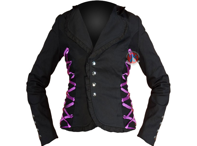 Oblivion  Mauve Elegant gothic jacket