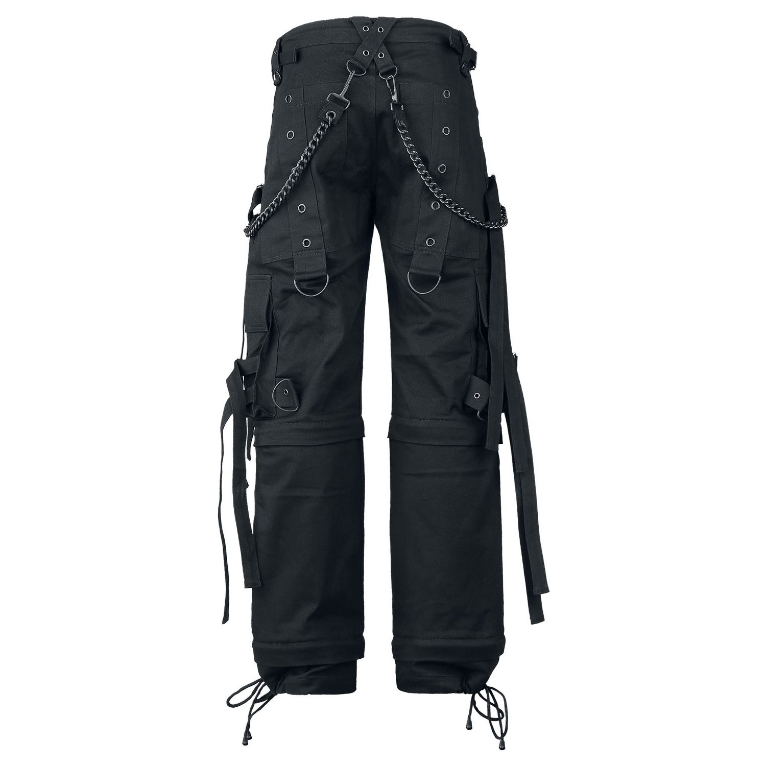 black gothic cargo pants